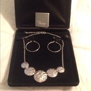 Necklace and earrings